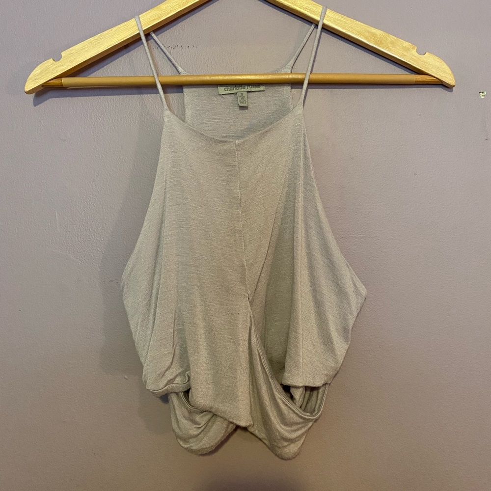 Charlotte Russe Women’s S Light Purple Crop Top